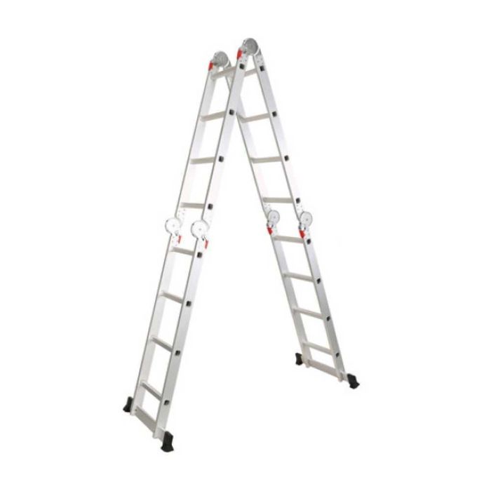 Лестница алюм. многофункц. 4х4 ступ. (стрем.-228см, лестн.-460см) 13кг