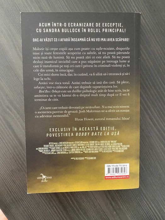 Carte Bird Box: Orbește de Josh Malerman