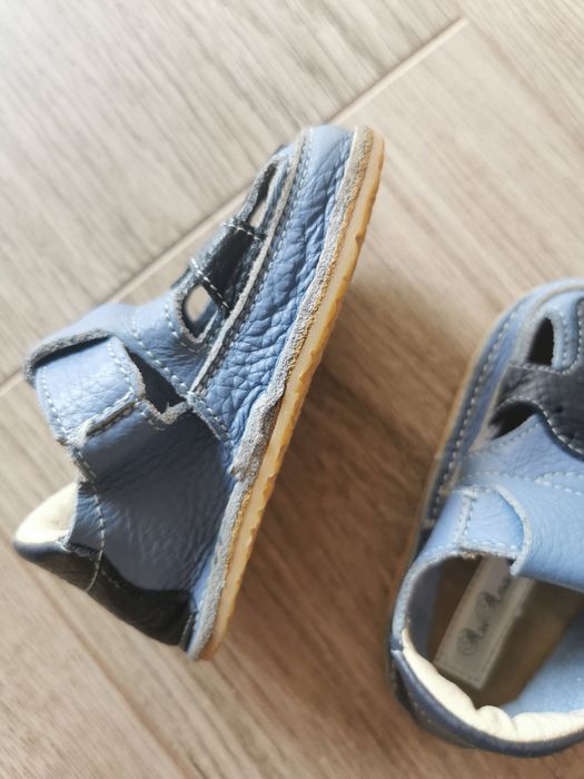 Papuci copii din piele (nr 18, AriAna)