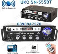 Аудио усилвател + Караоке, BLUETOOTH,FM, USB,MP3,SD модел UKC-SN-555BT