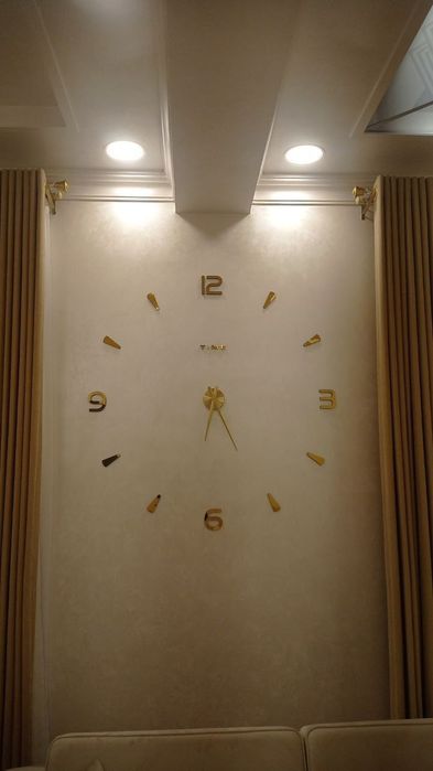 Настенные часы 3 д + доставка (платная) + установка(платная)