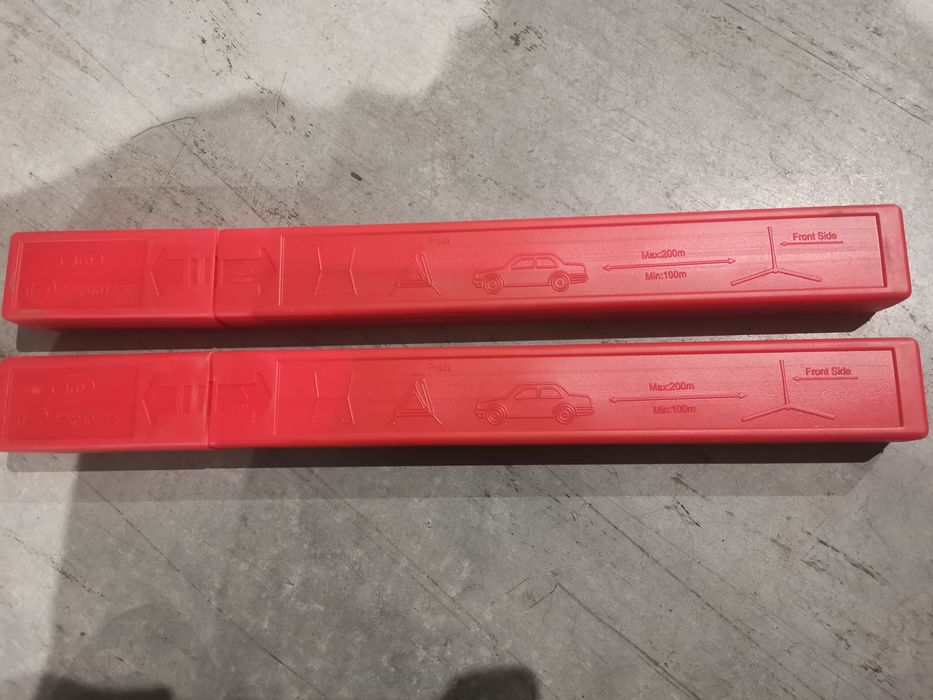 Set 2 triunghiuri reflectorizante