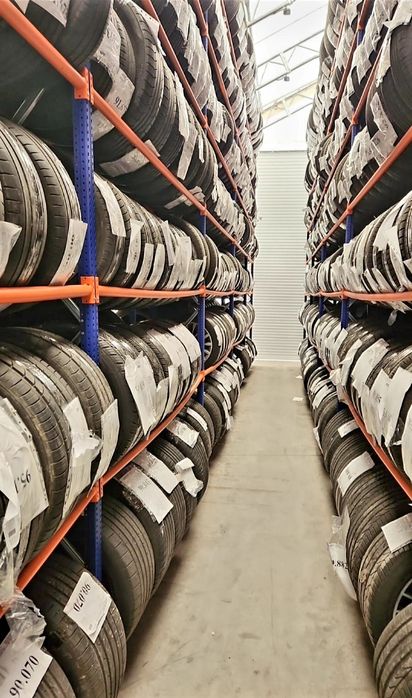 Rafturi metalice pentru depozitare anvelope