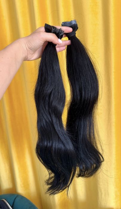 Extensii Tape In Negru Intens