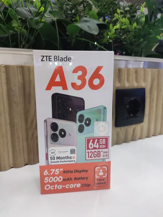 Смартфон ZTE Blade A36 4/64Gb запечатанный