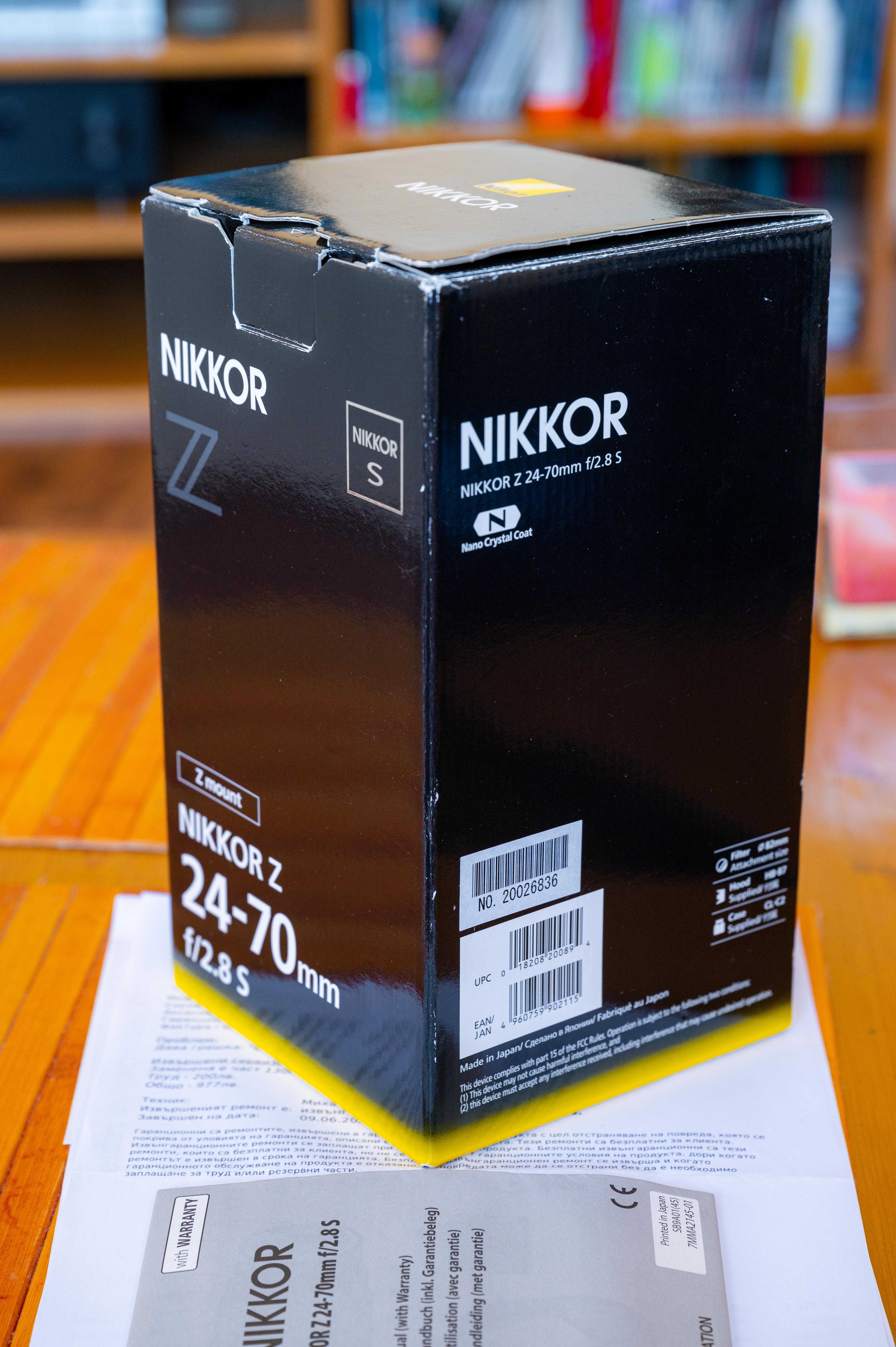 Nikon NIKKOR Z24-70mm f/2.8 S