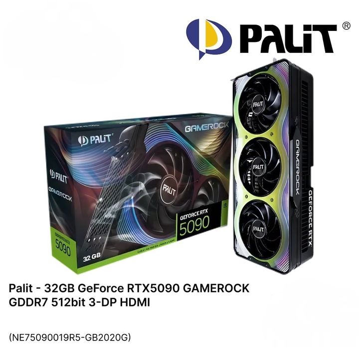 Palit gamerock sotiladi yengi garantiyasi bor