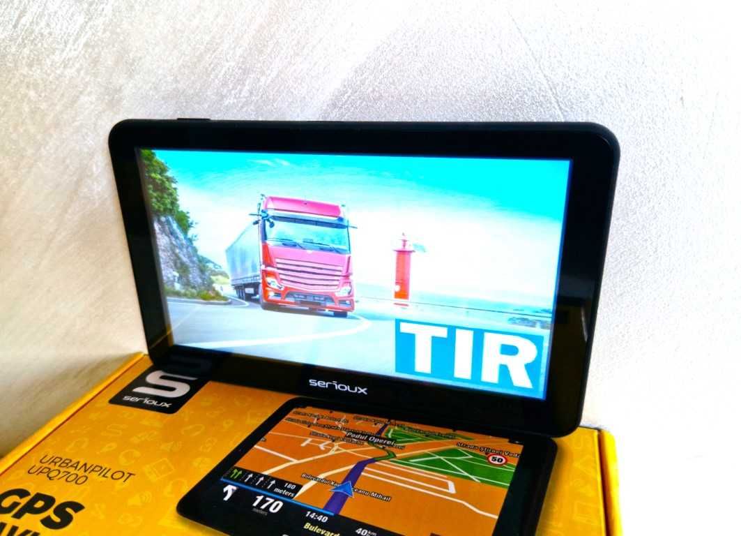 Navigator GPS  -SERIOUX 7" inch.Actualizat. pt TIR,Camion.NOU.Garantie