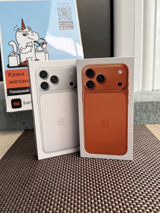 НОВИ! USA *ЛИЗИНГ* iPhone 17 Pro Max 256Gb Cosmic Orange / Silver USA