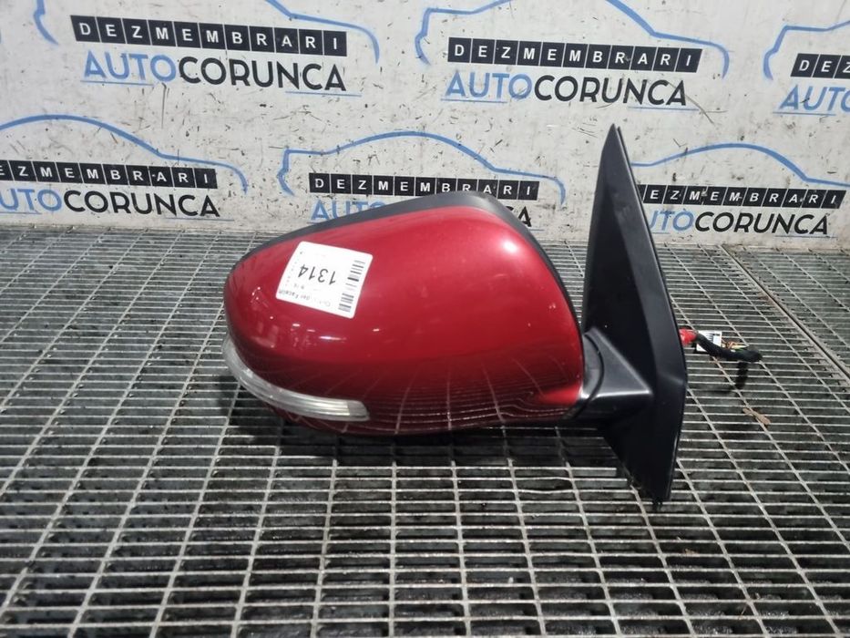 Oglinda dreapta Mitsubishi Outlander Facelift 2009 - 2012 4 Usi Rosu 16j (1314) ...