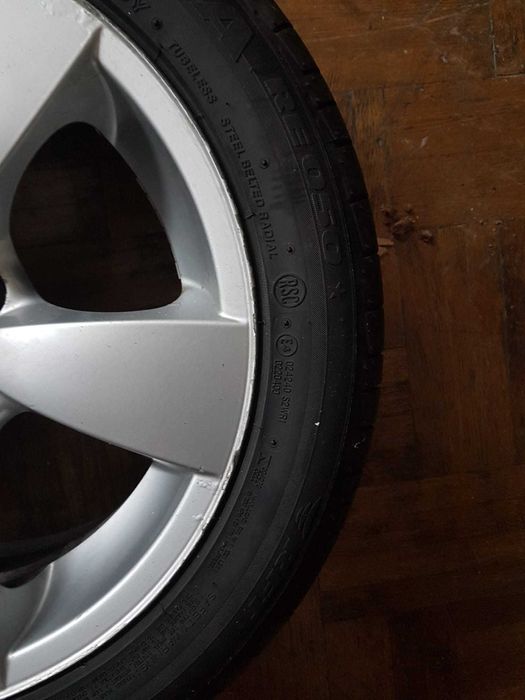 Anvelope de vara + jante originale BMW