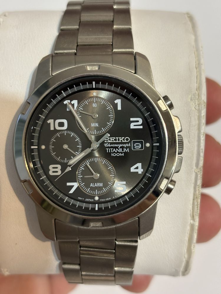 Ceas seiko titanium chronograph