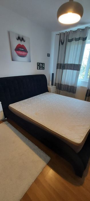 Pat matrimonial 180x200 Staer, saltea și husa depozitare