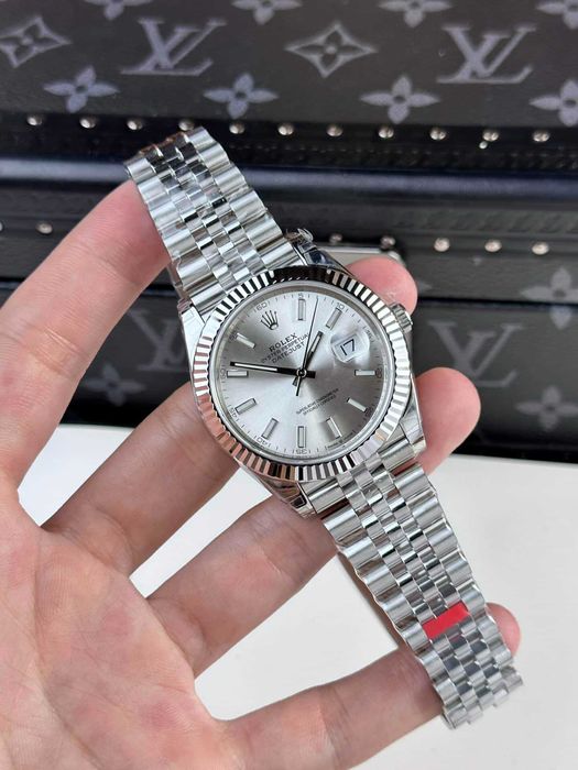 Rolex Datejust 41mm сребърна колекция  5