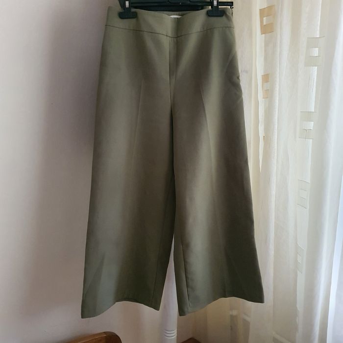 Pantaloni khaki cullotes Koton