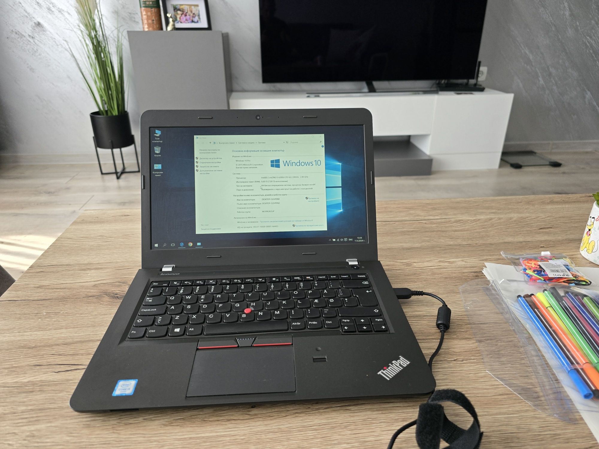 Lenovo ThinkPad E460, i5 , 180gb ssd, 14" Full HD