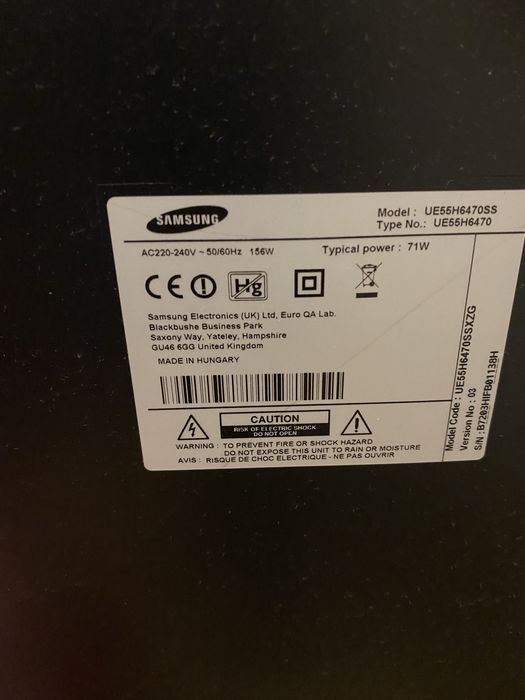 Televizor smart Model UE55H6P70