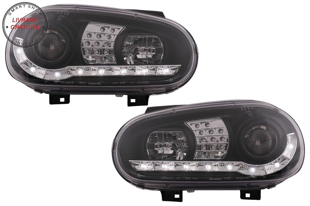 Faruri LED Daylight VW Golf IV 4 Cabriolet Hatchback Variant (09.1997-09.2003) Neg- livrare gratuita