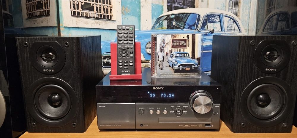 Amplificator statie receiver sistem Sony MX 550i USB CD radio boxe