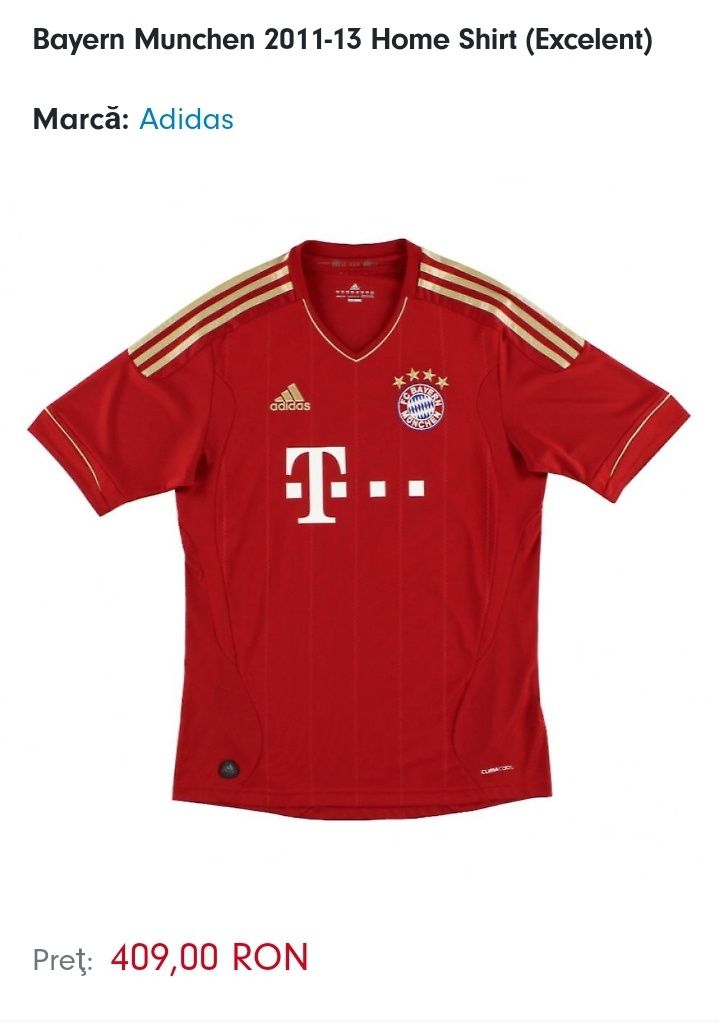 Tricou FC Bayern München marca Adidas