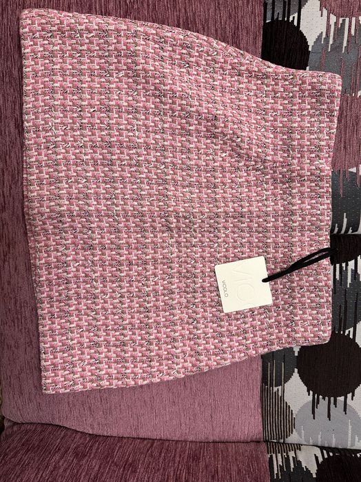 Твидовая НОВАЯ стильная юбка размер S