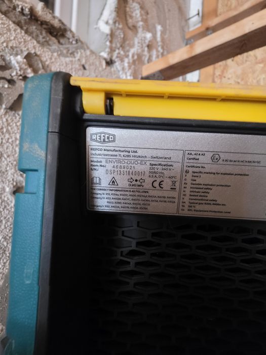 Recuperator freon  refco  ENVIRO-DUO-EX