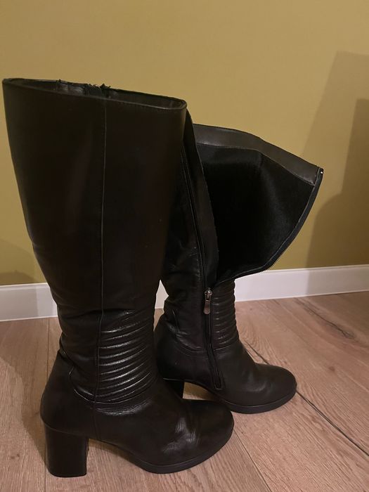Дамски ботуши естествена кожа 38 номер