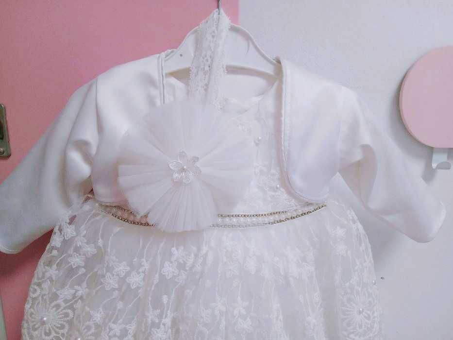 Rochița alba bebe botez/ binecuvântare