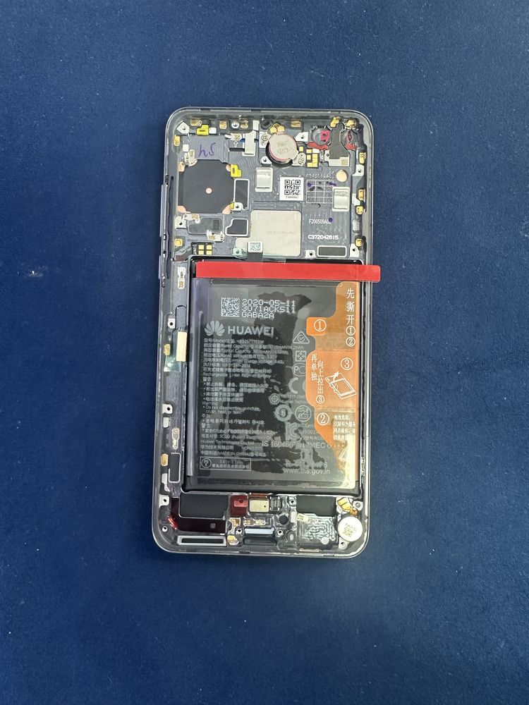 Huawei P40 дисплей с рамка и батерия