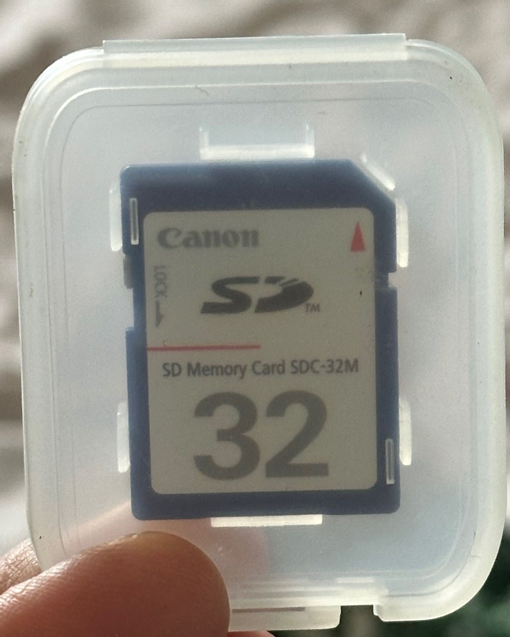 SD Memory Card Canon 32