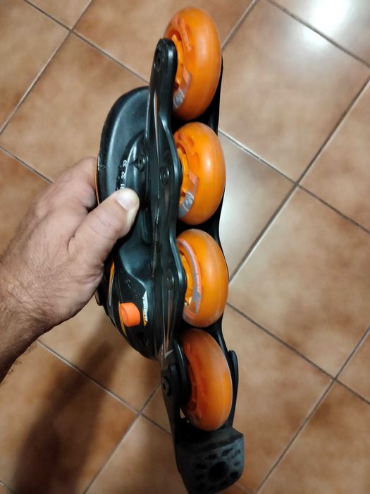 Patine cu rotile HEAD pentru copii (marime ajustabila) + casca cadou