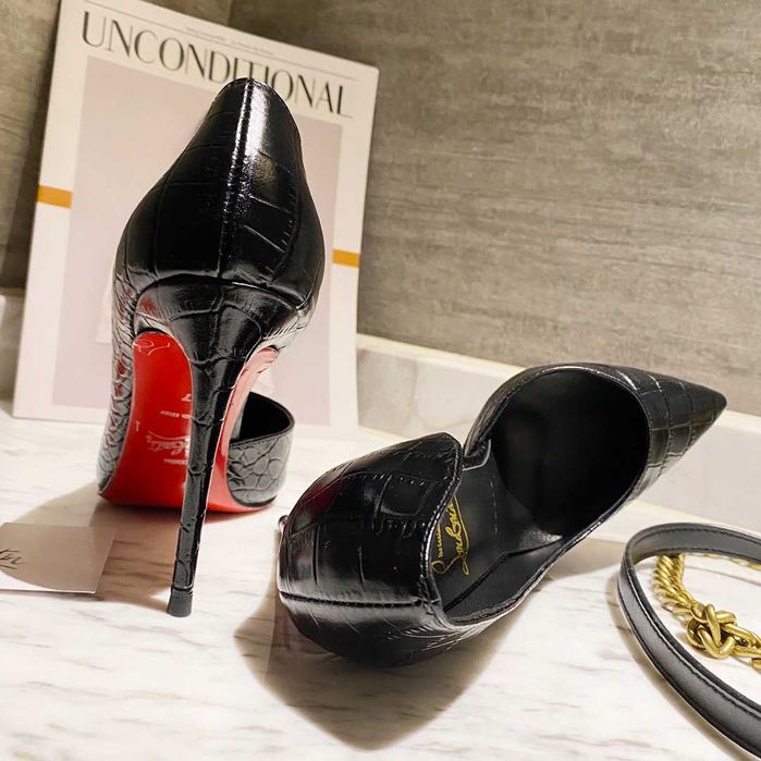 Pantofi dama Christian Louboutin Iriza Crocodile, marimi 35-40