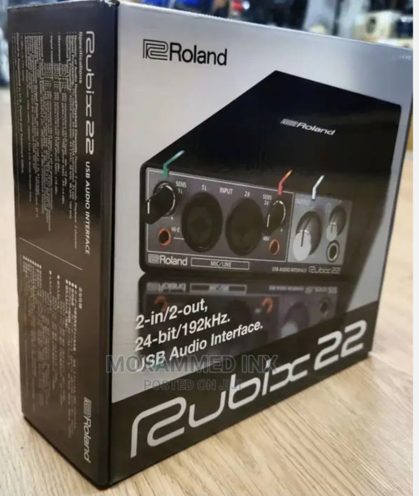 Roland Rubix 22 interface