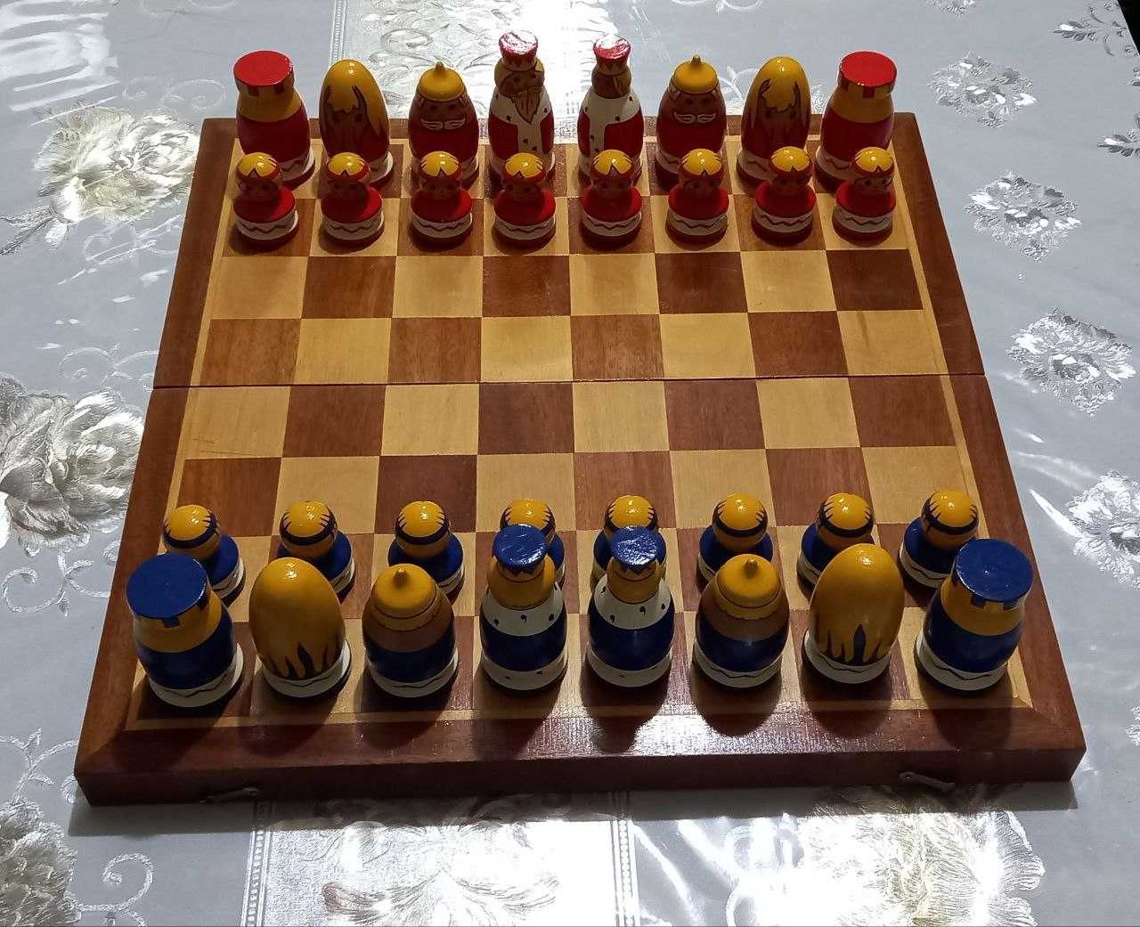 Шахматы-матрёшки редкость винтаж