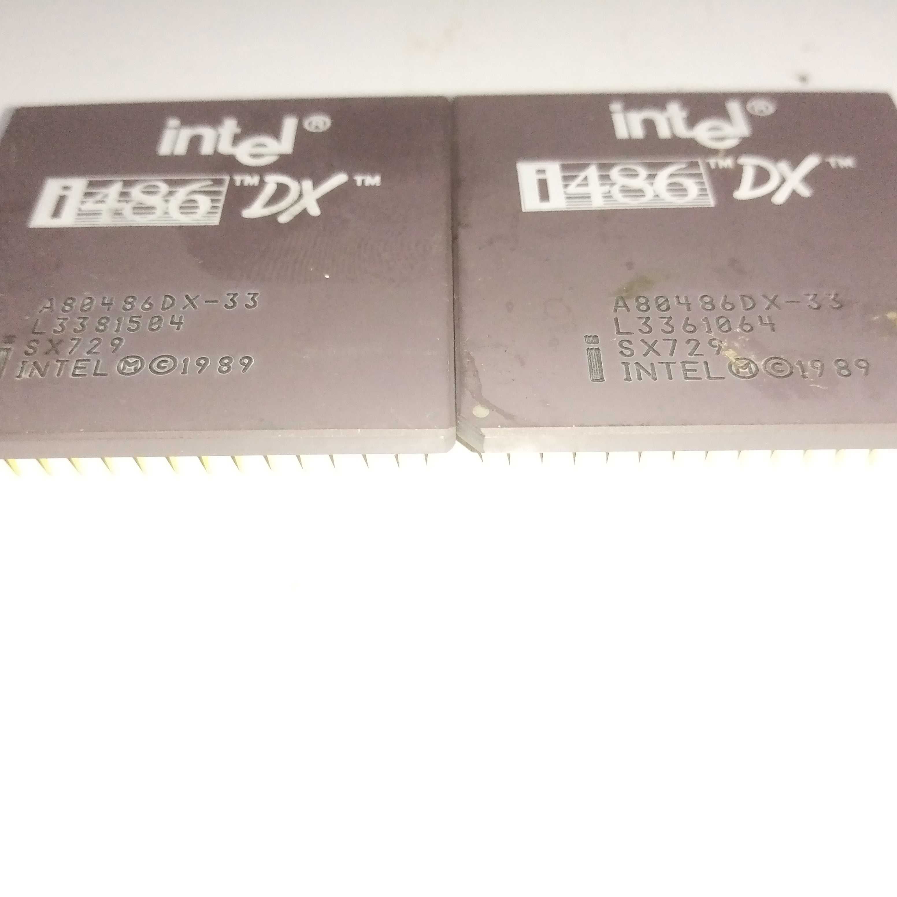 Procesoare ceramice ( GOLD ) vintage Intel i486DX-33