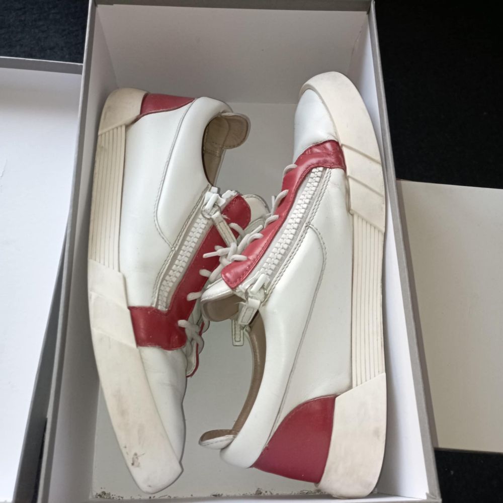 Giuseppe Zanotti shark low, frankie leather, 2 ЧИФТА 43,45 номер..