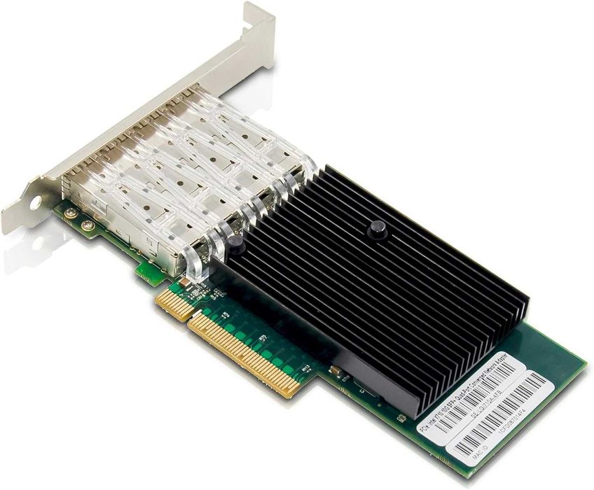 Placă rețea XWYWX 10Gb PCIe 3.0 X8 4*SFP+ Port NIC,Intel X710-BM1