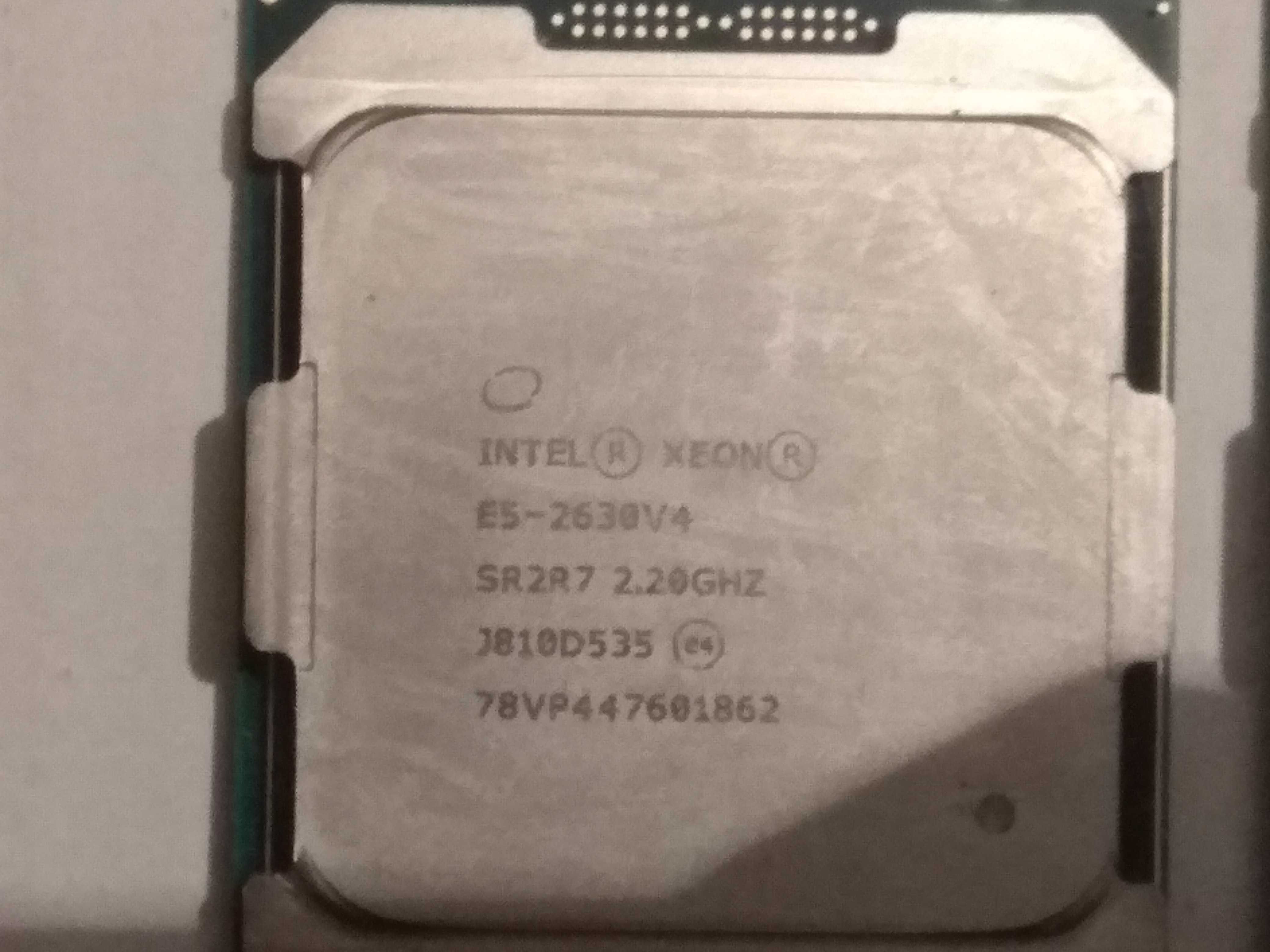 Продам два процессора Intel Xeon E5-2630V4. В идеале!