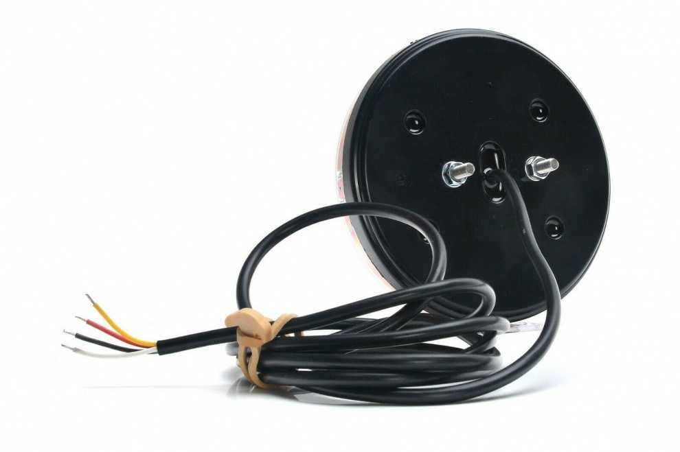 Кръгли LED Стопове Хамбургер с Бягащ Мигач Динамичен, Неон 12v 24v