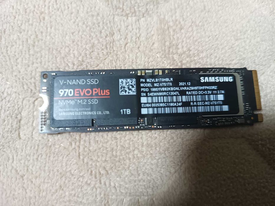 Samsung 970 EVO Plus, 1TB, 1TB