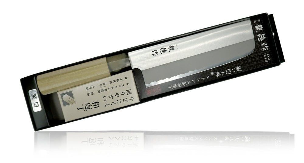 Японски кухненски готварски нож Tojiro Nakiri  включена  доставка