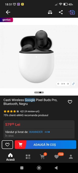 Casti Pixel bubs Pro