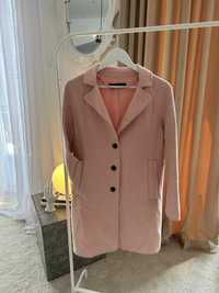 Palton subtire Zara roz pudra