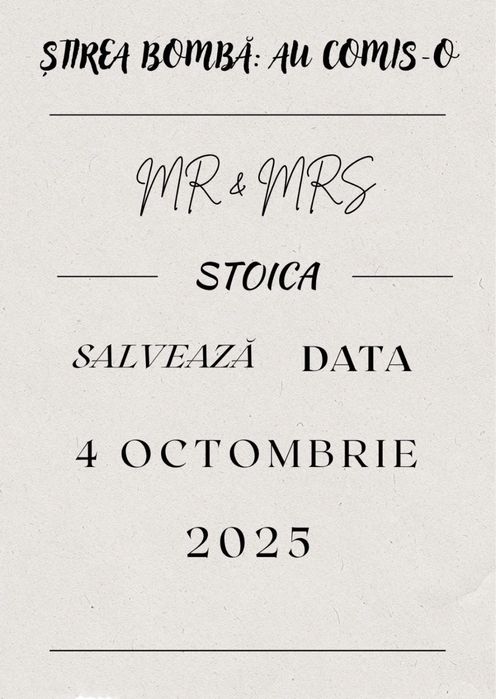 Realizez invitații online personalizate si ziare