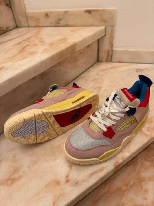 Air Jordan 4 Union LA x Retro Guava Ice SAMPLE Sneakers Pink обувки