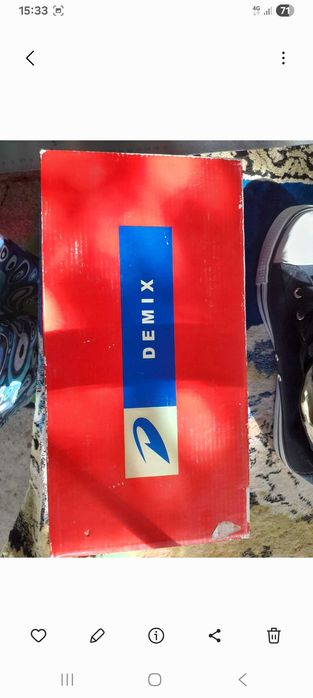 Продаются кеды  фирма DEMIX 44 размер