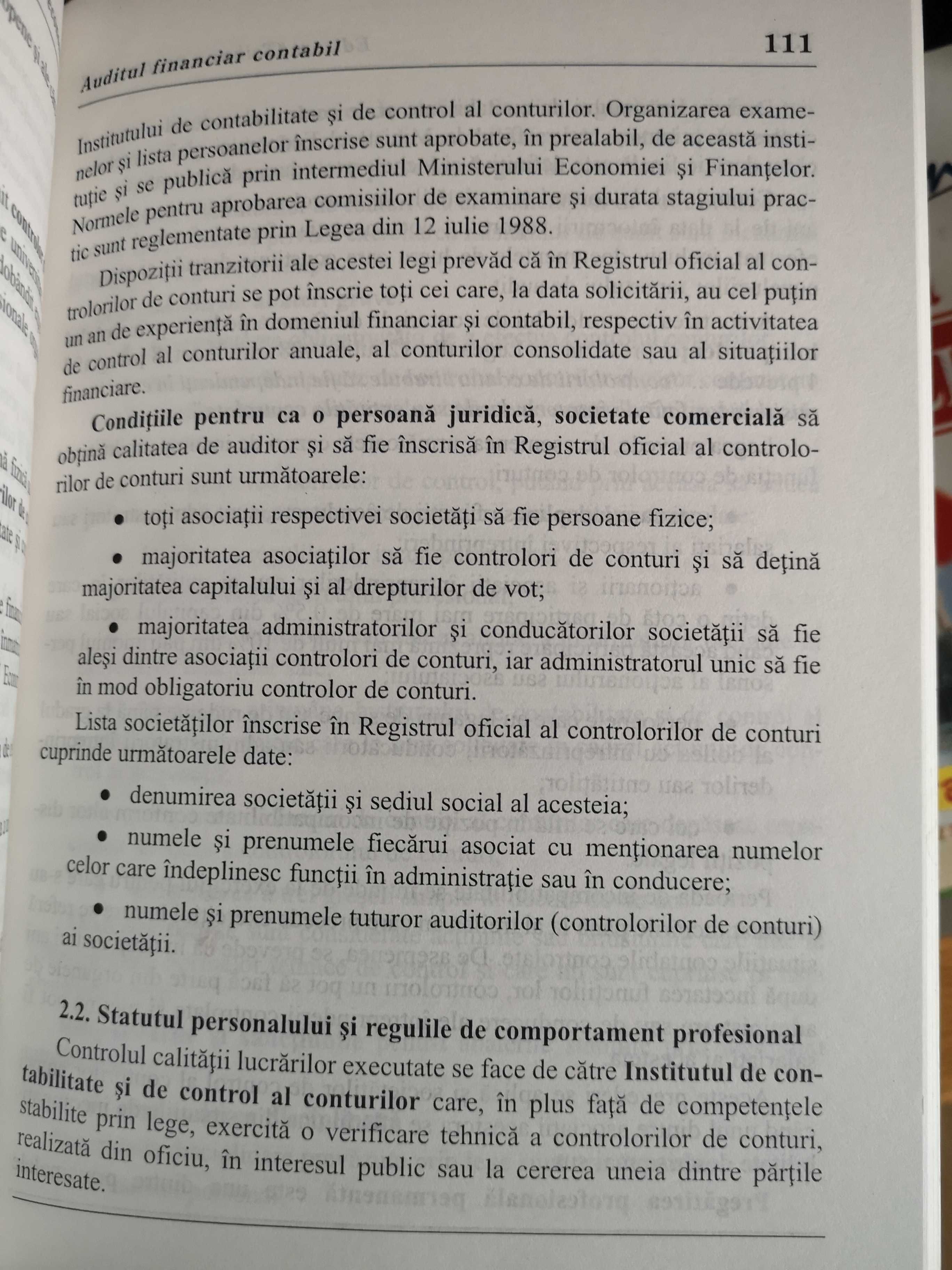 Carte Auditul Financiar Contabil - Tribuna Economica