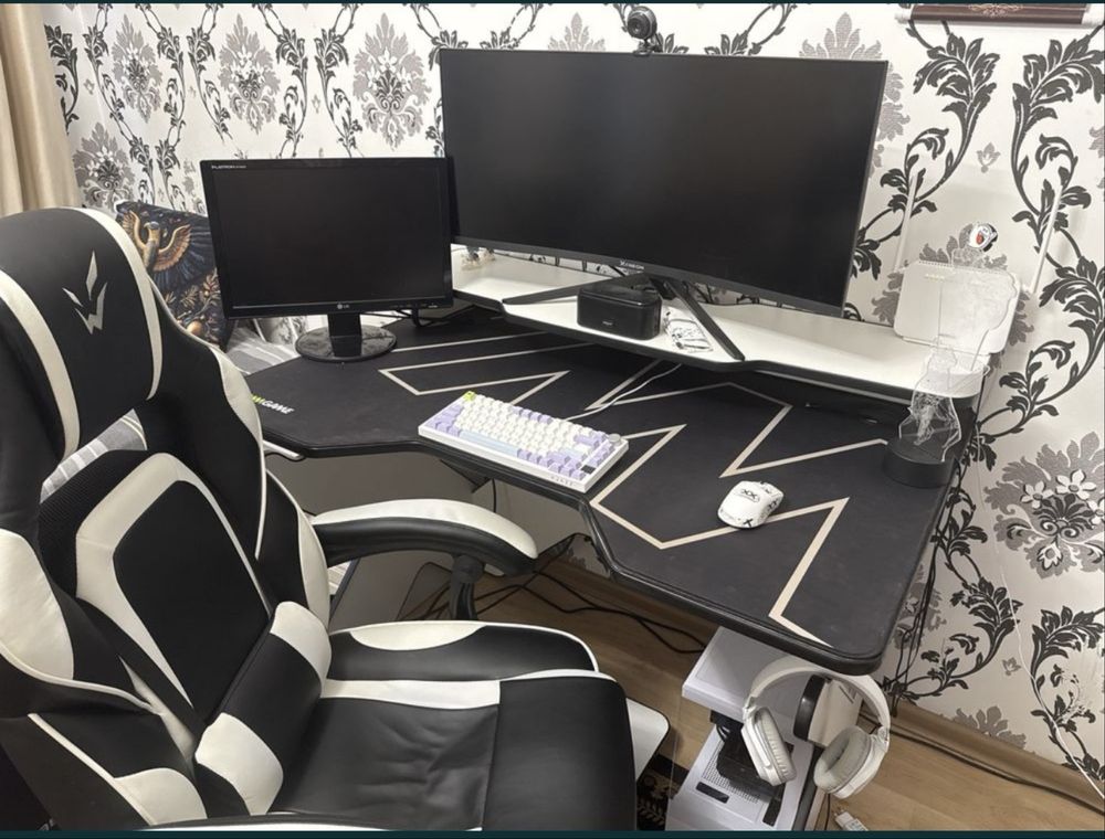 КОМПЬЮТЕРНЫЙ СТОЛ vmmgame space 120 SET ST-1WWE-SET, 120x80x77 см