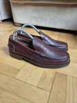 Pantofi Exclusiviști Saxon of Scotland Penny Loafers, Handmade - 40