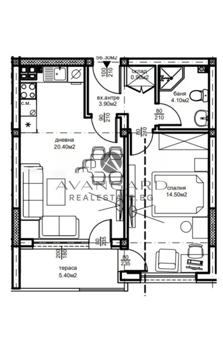 Продава се Двустаен апартамент в Пловдив, Кючук Париж - 62 кв.м за 1371 €/кв.м - Снимка #7